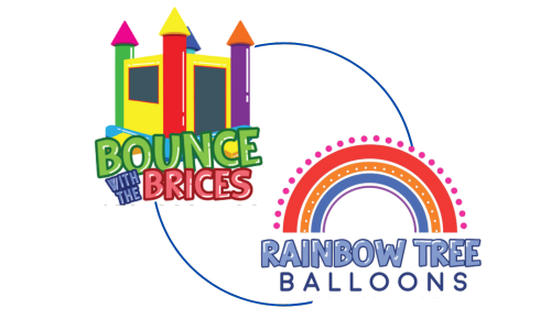 Rainbow Tree Balloons Logo